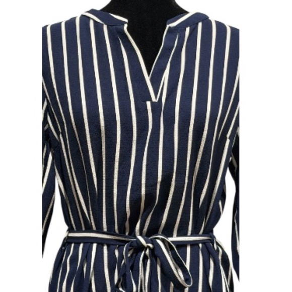 โญ Forever 21 Striped Tie-Waist T-Shirt Dress โ Size Small - Picture 4 of 5